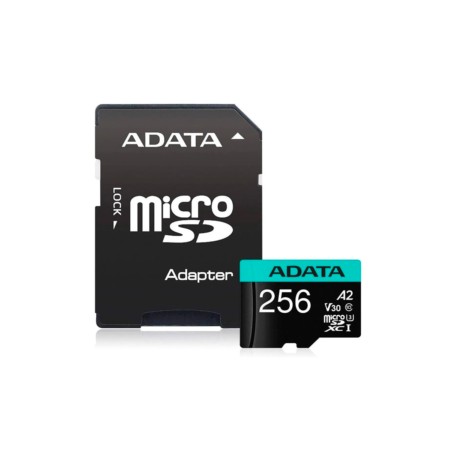 MicroSD 256GB  PREMIER PRO CLASS10 UHS-1 A2 U3 V30 100/80MB/S – AUSDX256GUI3V30SA2-RA1