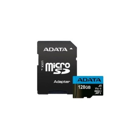 MicroSD 128GB  CLASS10 UHS-I U1 A1 100MB/25MB/seg + ADAPTADOR