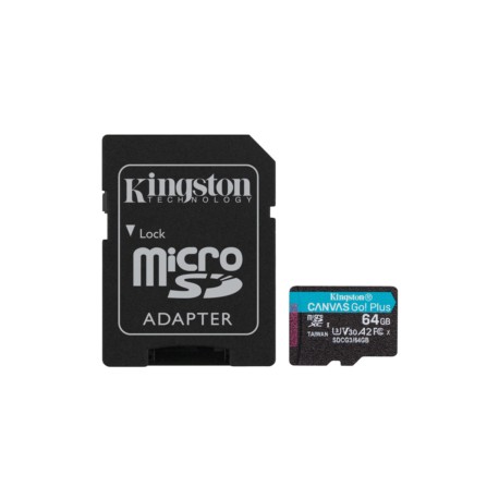 MicroSD 64GB  CLASS10 UHS-I U3 A2 Canvas Go  V10 170/70MB/s 4K