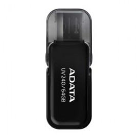 USB 64GB FLIP CAP DRIVE USB 2.0 UV240 NEGRO