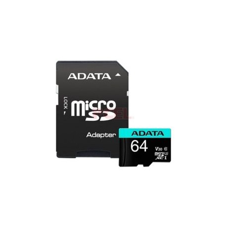 MicroSD 64GB  PREMIER PRO CLASS10 UHS-I U3 A2 V30 100/80MB/s