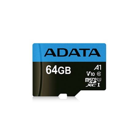 MicroSD 64GB  CLASS10 UHS-I U1 A1 100MB/25MB/seg + ADAPTADOR