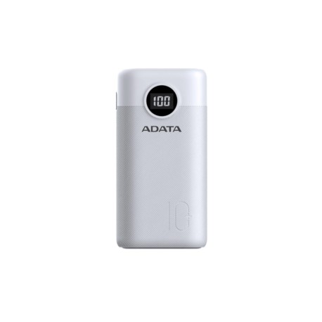 POWER BANK PORTABLE 10,000mAh USB-C , USB-A, + Cable USB-C  BLANCO – AP10000QCD-DGT-CWH